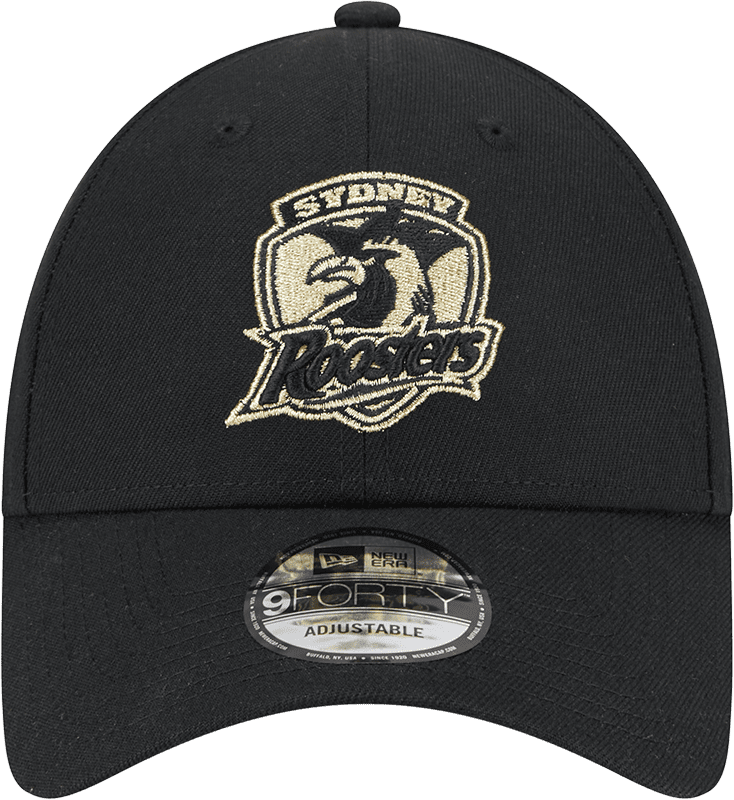 Sydney Roosters 2025 NRL New Era Gold 9Forty Snap Cap