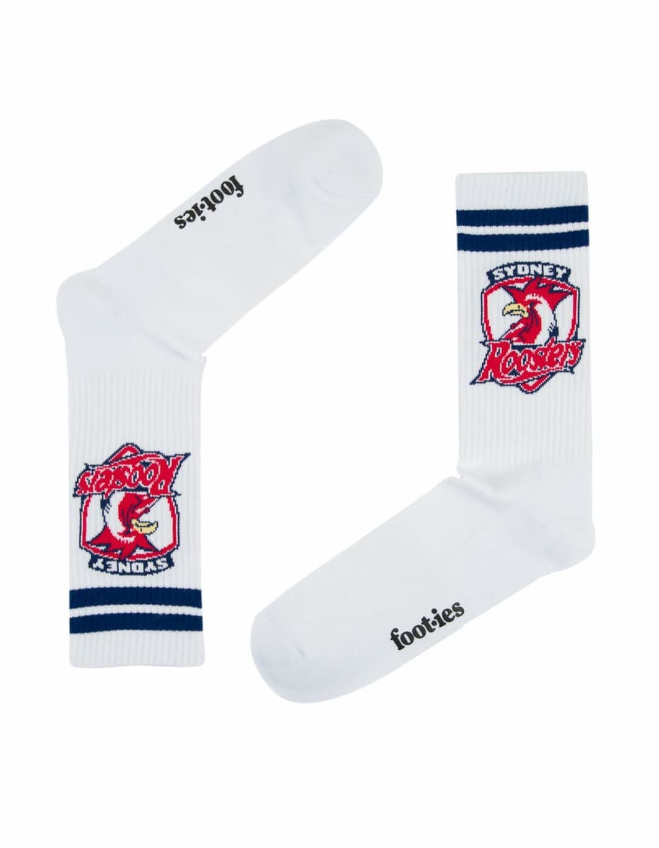 Sydney Roosters NRL Logos Sneaker Socks 2 Pack