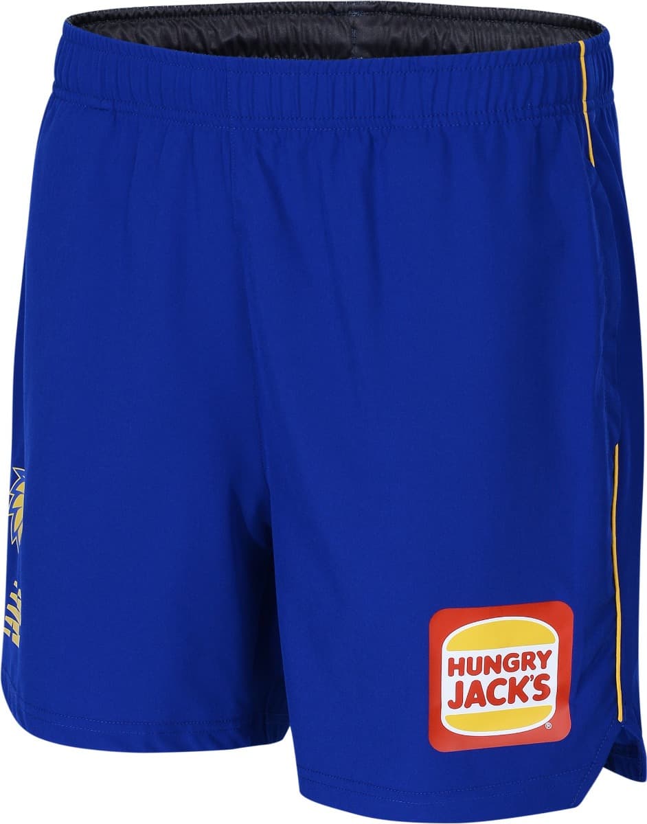 West Coast Eagles 2025 AFL Mens Royal Travel Shorts