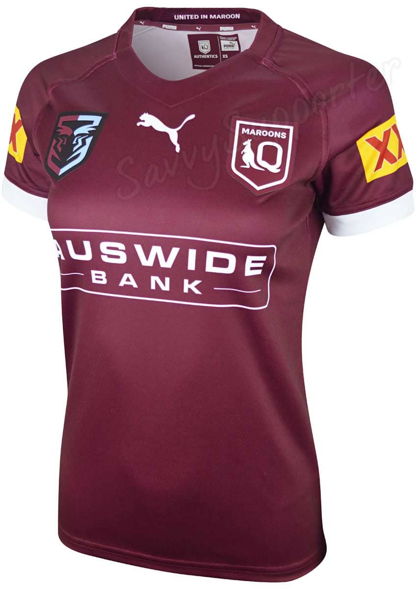 QLD Maroons State of Origin Ladies On Field Jersey