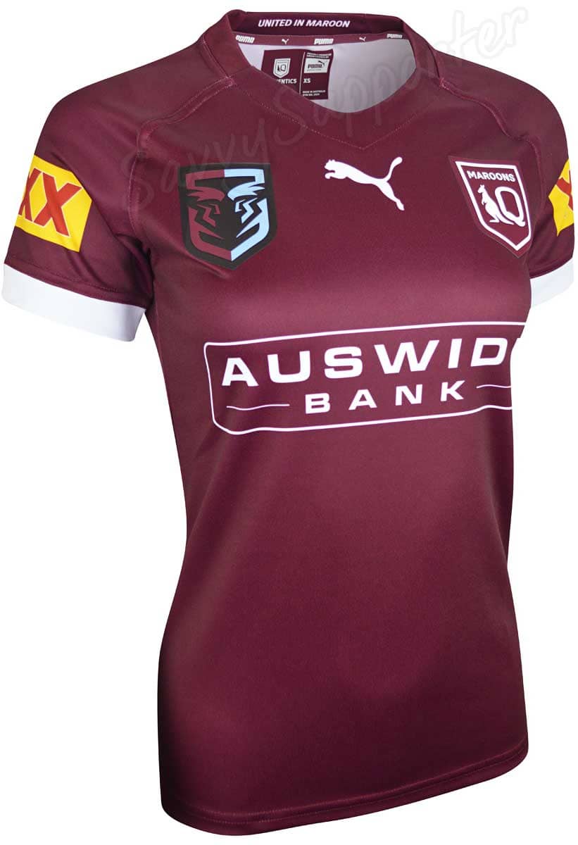 QLD Maroons State of Origin Ladies On Field Jersey