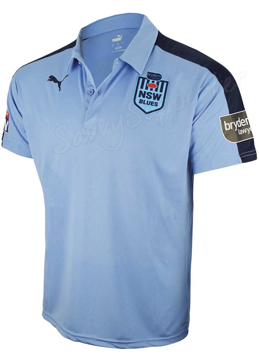 NSW Blues State of Origin Mens Team Polo Shirt