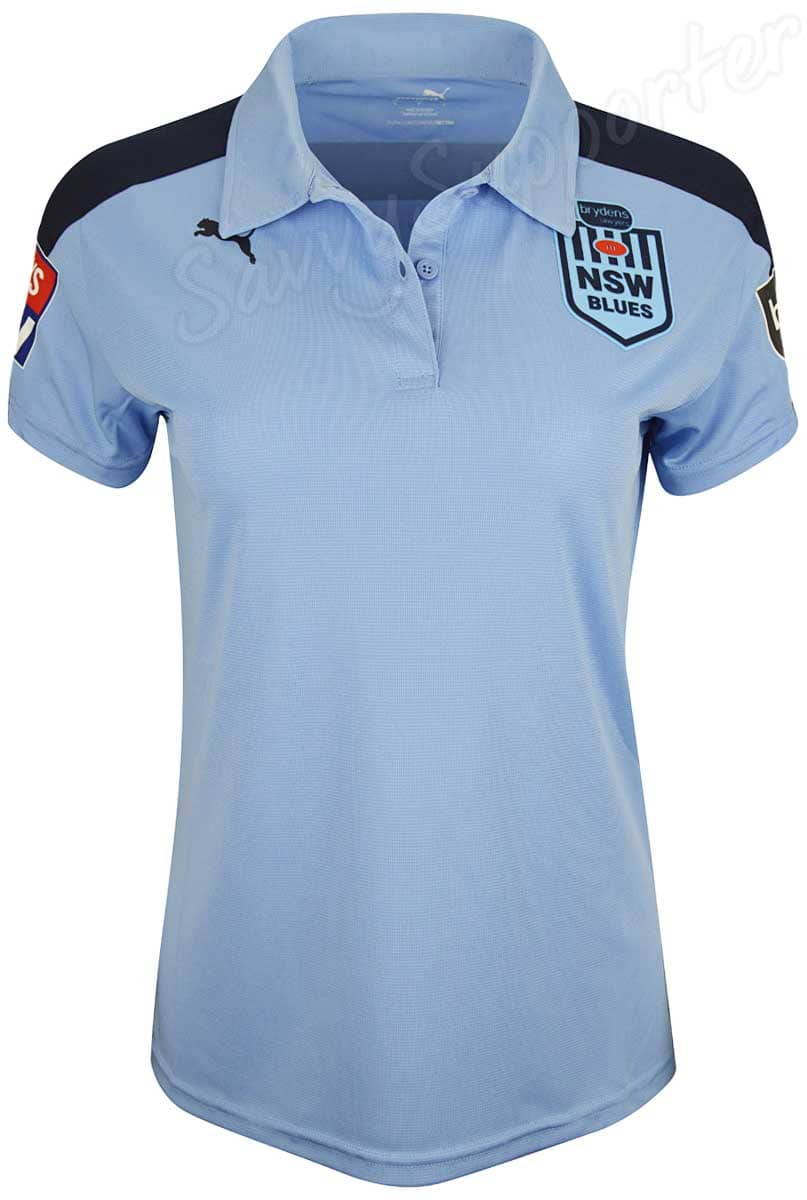 NSW Blues State of Origin Ladies Team Polo Shirt