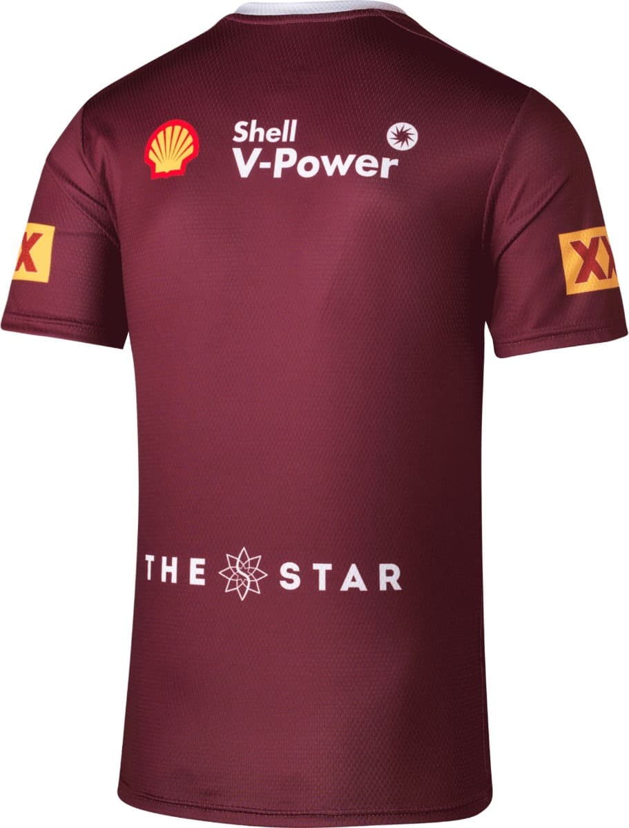 QLD Maroons State of Origin Mens Maroon Training Shirt