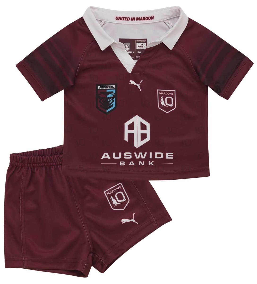 Queensland Maroons 2023 State of Origin Toddler On Field Jersey