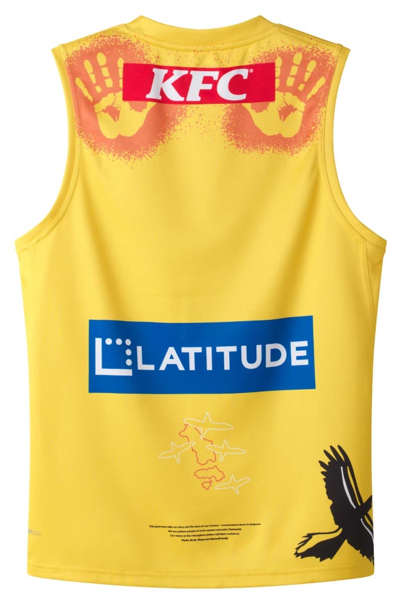 Richmond Tigers 2025 AFL Mens Indigenous Dreamtime Guernsey