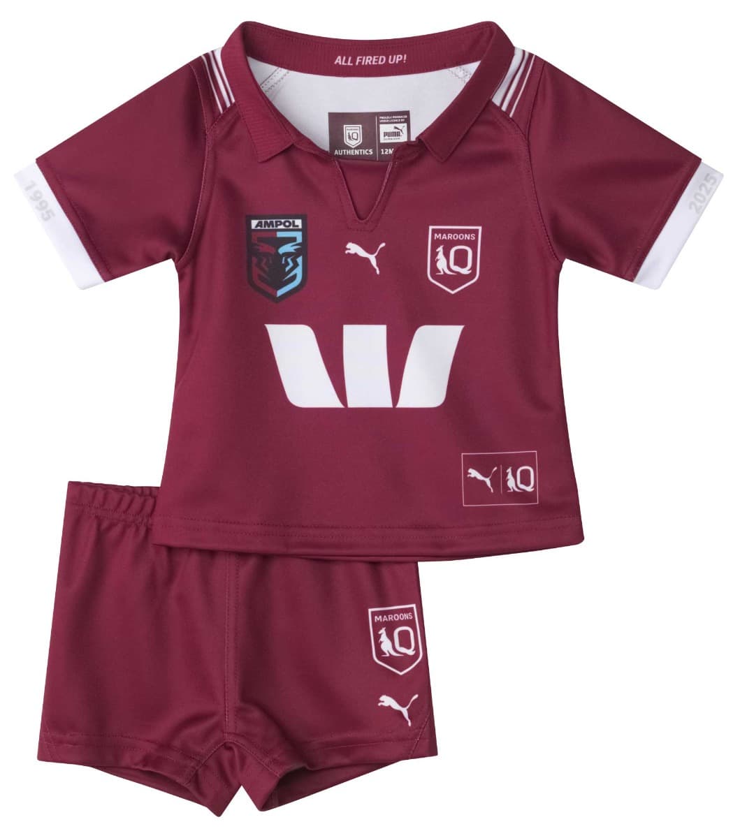QLD Maroons 2025 State of Origin Toddler On Field Jersey