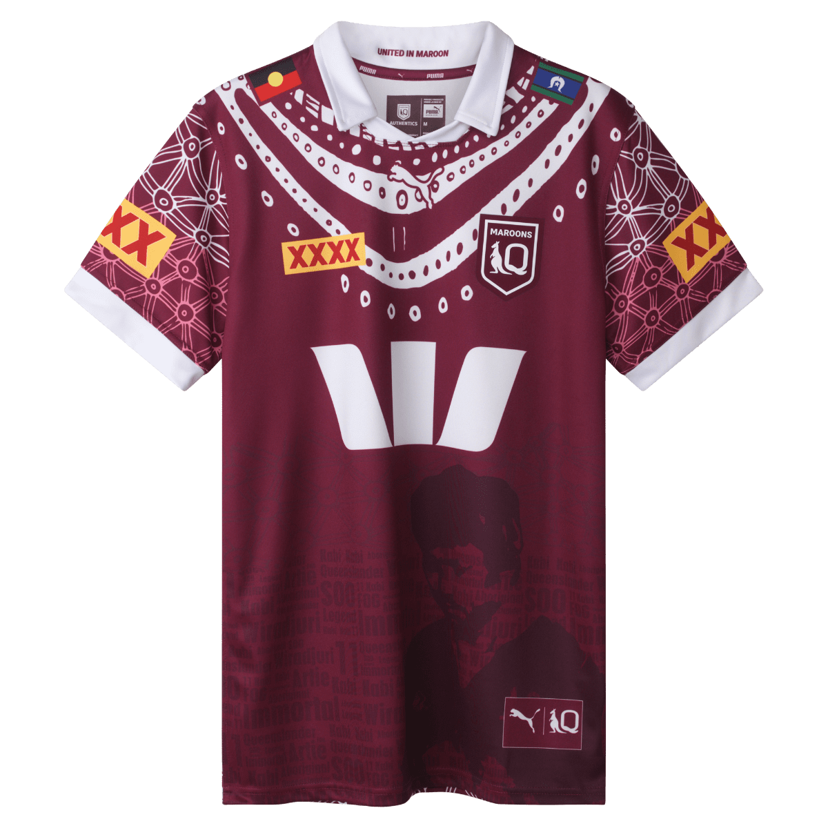 QLD Maroons 2025 State of Origin Ladies Indigenous Jersey