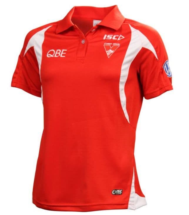 Sydney Swans Ladies Players Polo Shirt