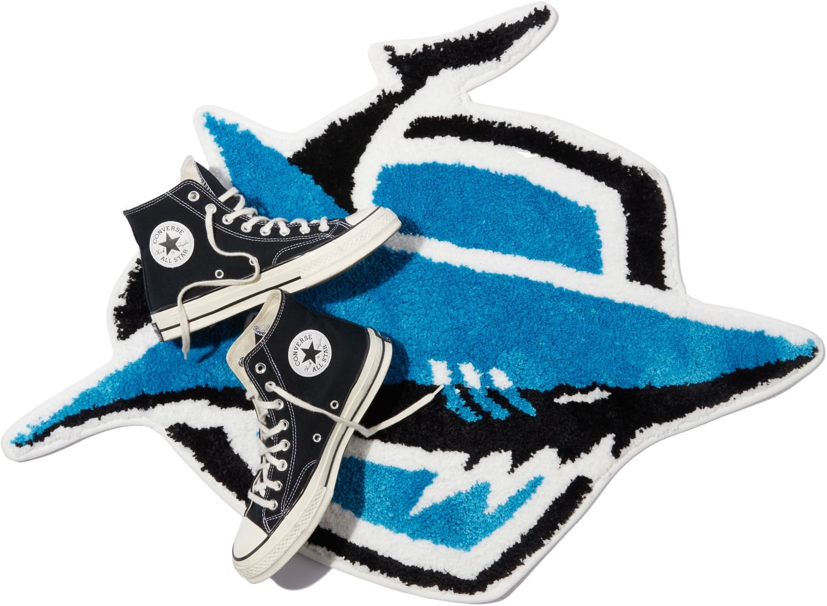 Cronulla Sharks NRL Team Logo Floor Rug Cronulla Sharks NRL Team Logo Floor Rug