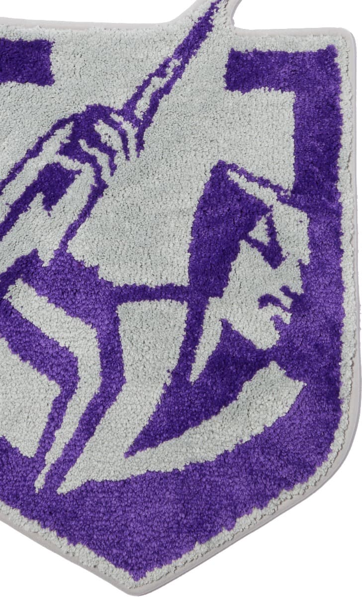 Melbourne Storm NRL Team Logo Floor Rug