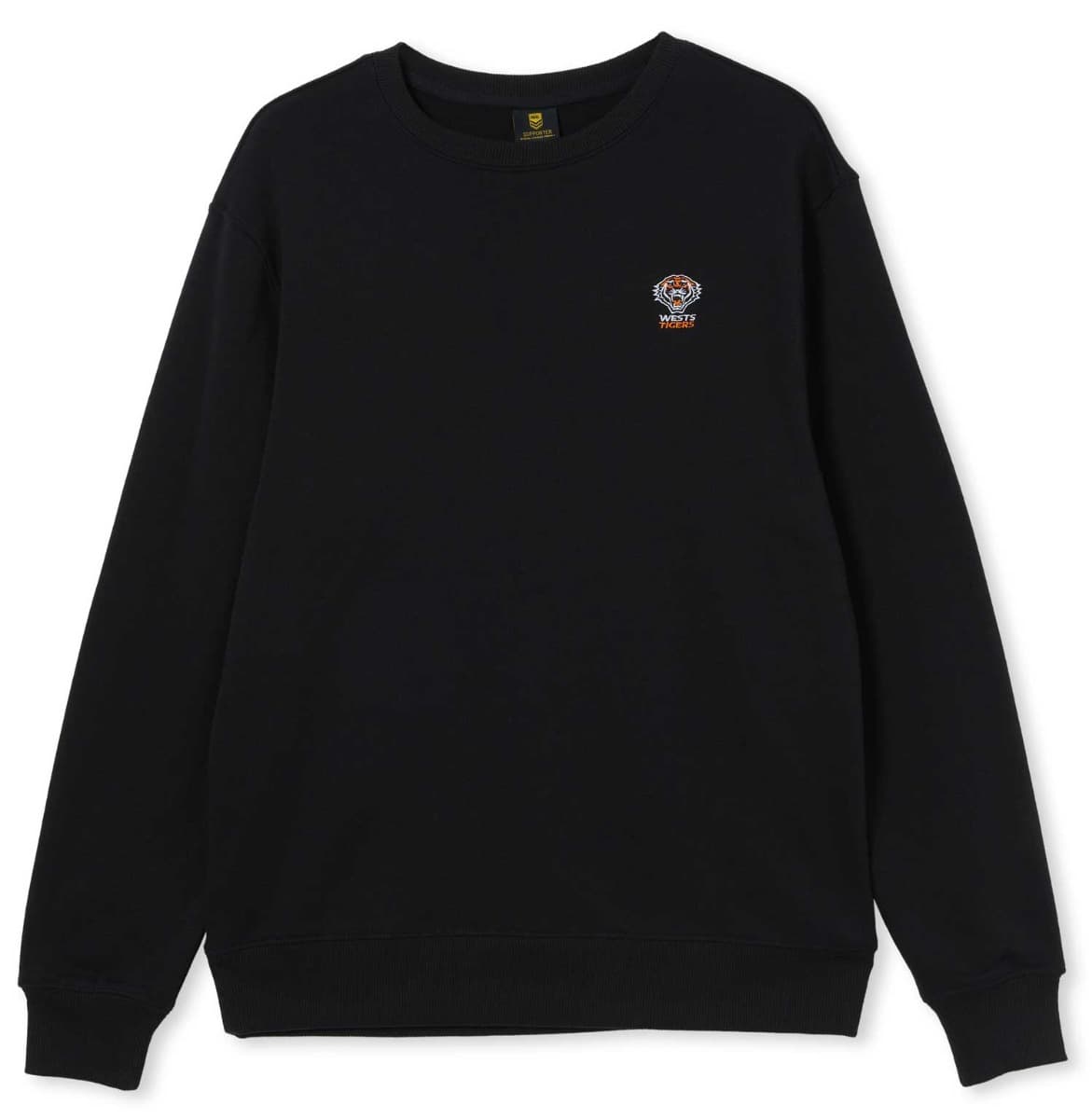 Wests Tigers NRL Mens Core Logo Crew Jumper