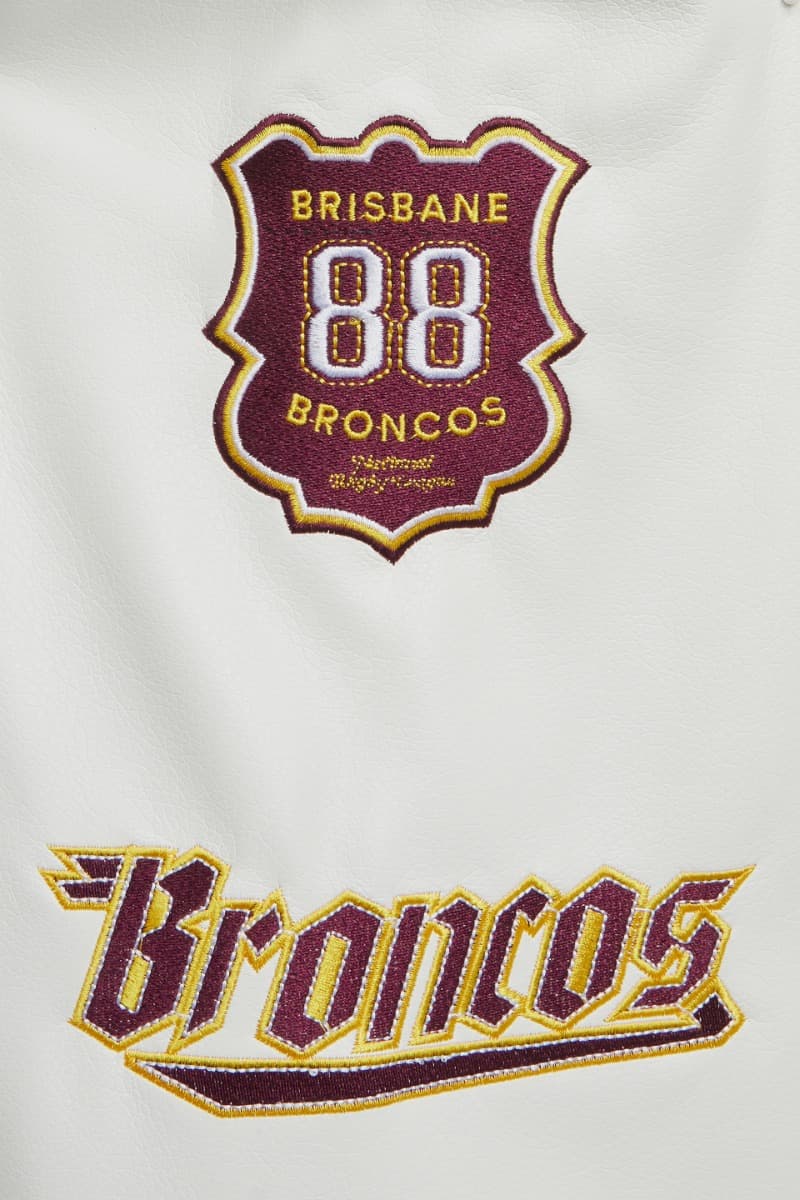 Brisbane Broncos NRL Mens Varsity Jacket ***OVERSIZE PRODUCT***