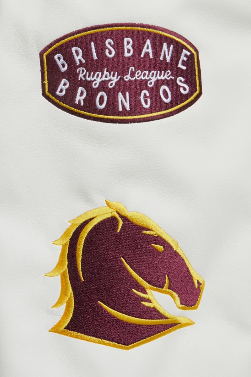 Brisbane Broncos NRL Mens Varsity Jacket ***OVERSIZE PRODUCT***