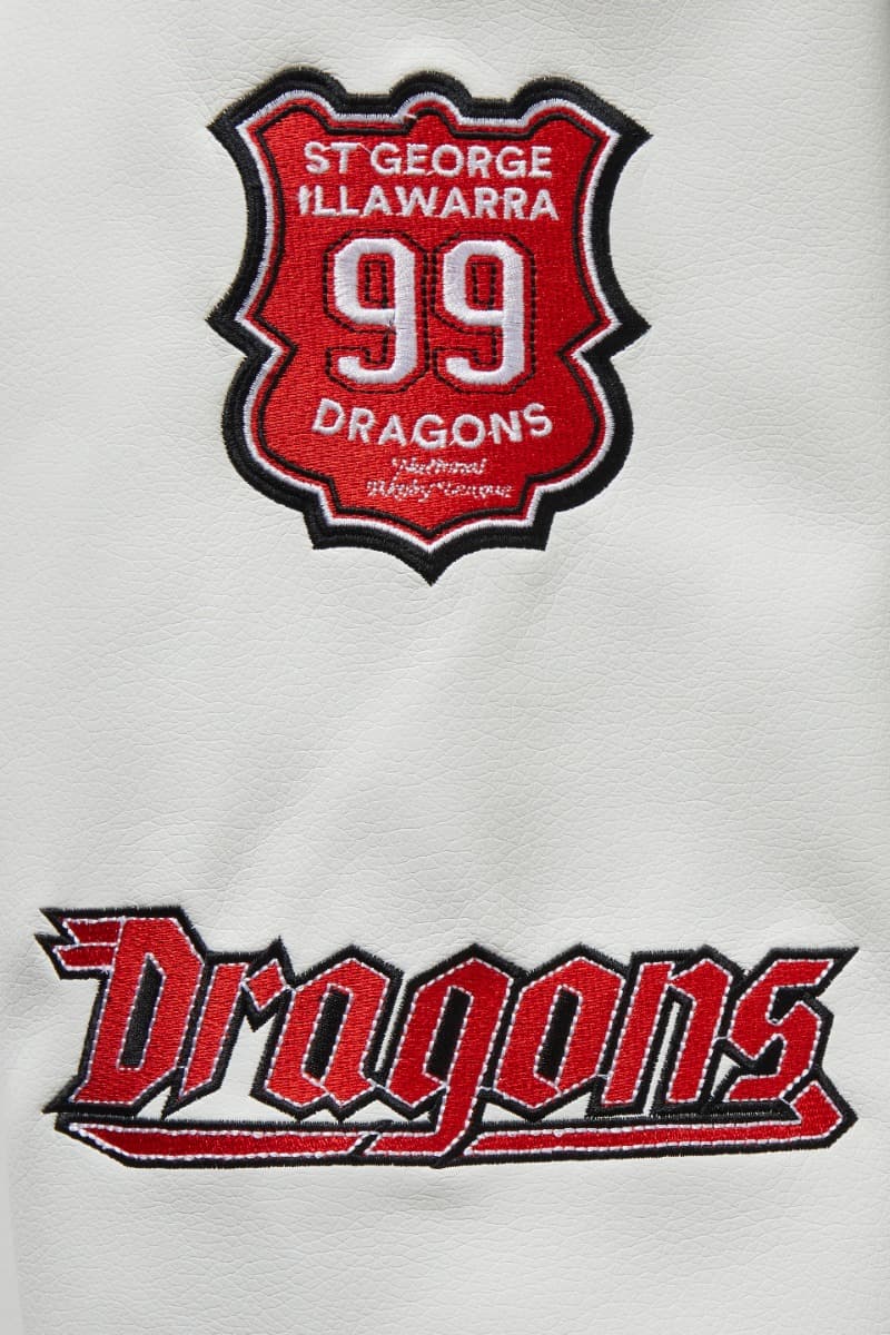 St George Dragons NRL Mens Varsity Jacket ***OVERSIZE PRODUCT***