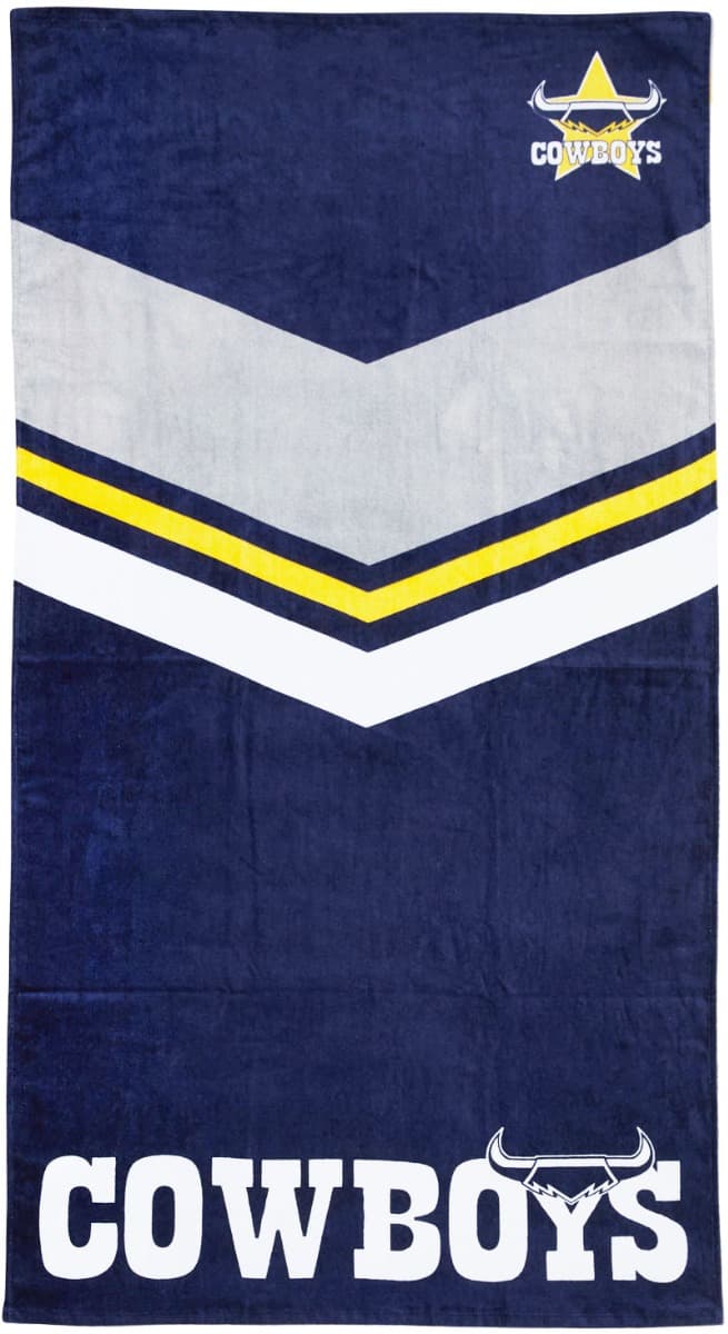 North Queensland Cowboys NRL Jersey 'Mega' Beach Towel North Queensland Cowboys NRL Jersey 'Mega' Beach Towel