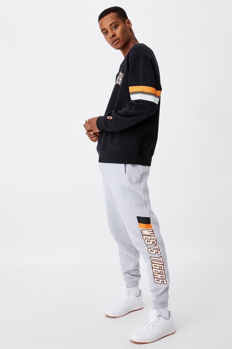 Wests Tigers NRL Mens Block Track Pants