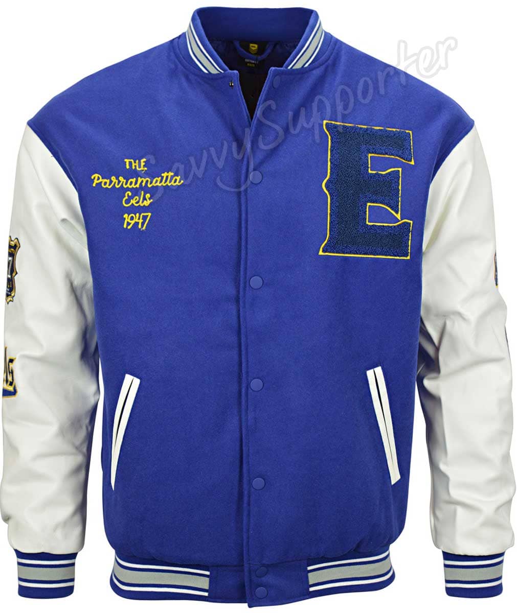 Parramatta Eels NRL Mens Varsity Jacket ***OVERSIZE PRODUCT***