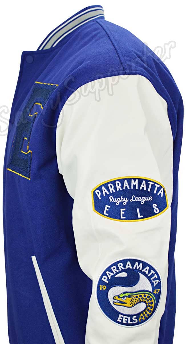 Parramatta Eels NRL Mens Varsity Jacket ***OVERSIZE PRODUCT***