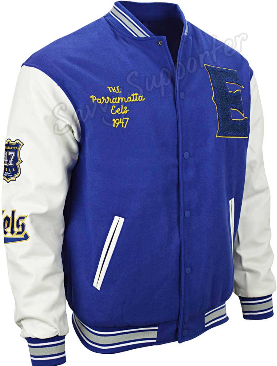 Parramatta Eels NRL Mens Varsity Jacket ***OVERSIZE PRODUCT***