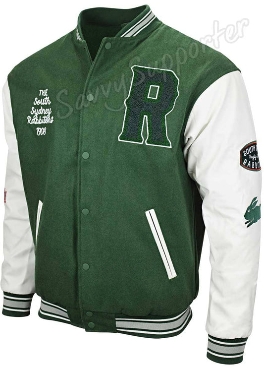 South Sydney Rabbitohs NRL Mens Varsity Jacket ***OVERSIZE PRODUCT*** South Sydney Rabbitohs NRL Mens Varsity Jacket ***OVERSIZE PRODUCT***