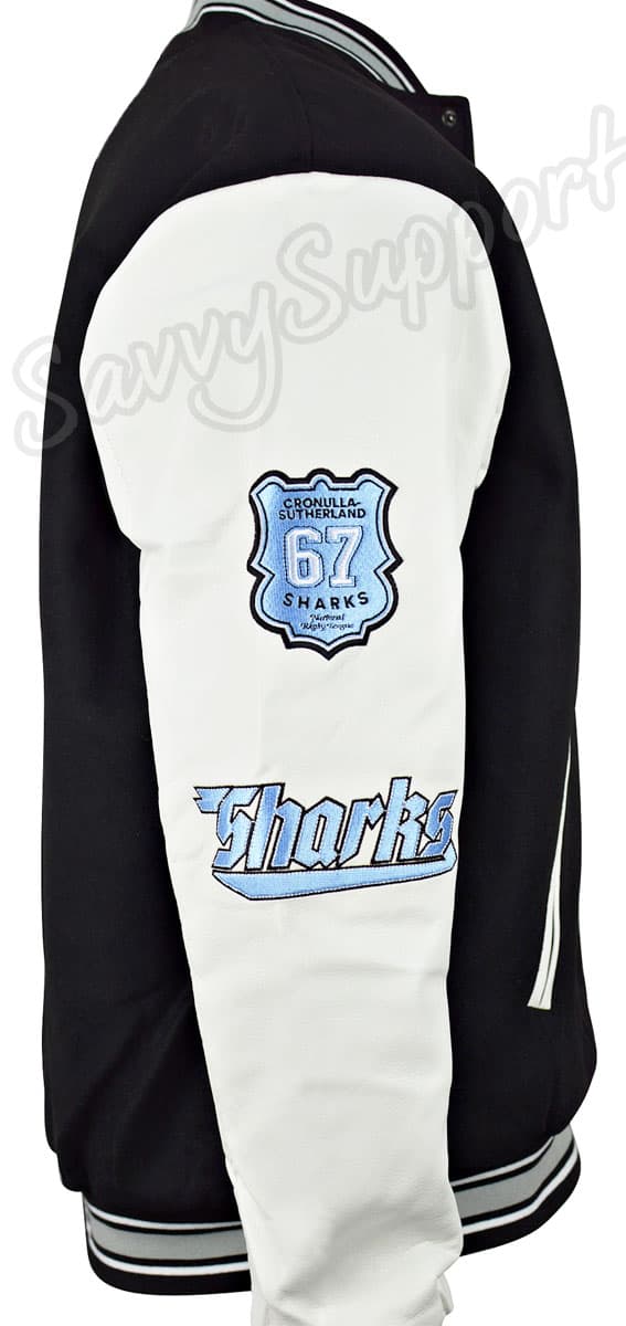 Cronulla Sharks NRL Mens Varsity Jacket ***OVERSIZE PRODUCT***