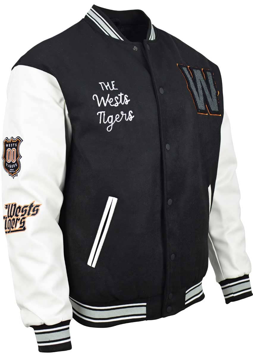 Wests Tigers NRL Mens Varsity Jacket ***OVERSIZE PRODUCT***