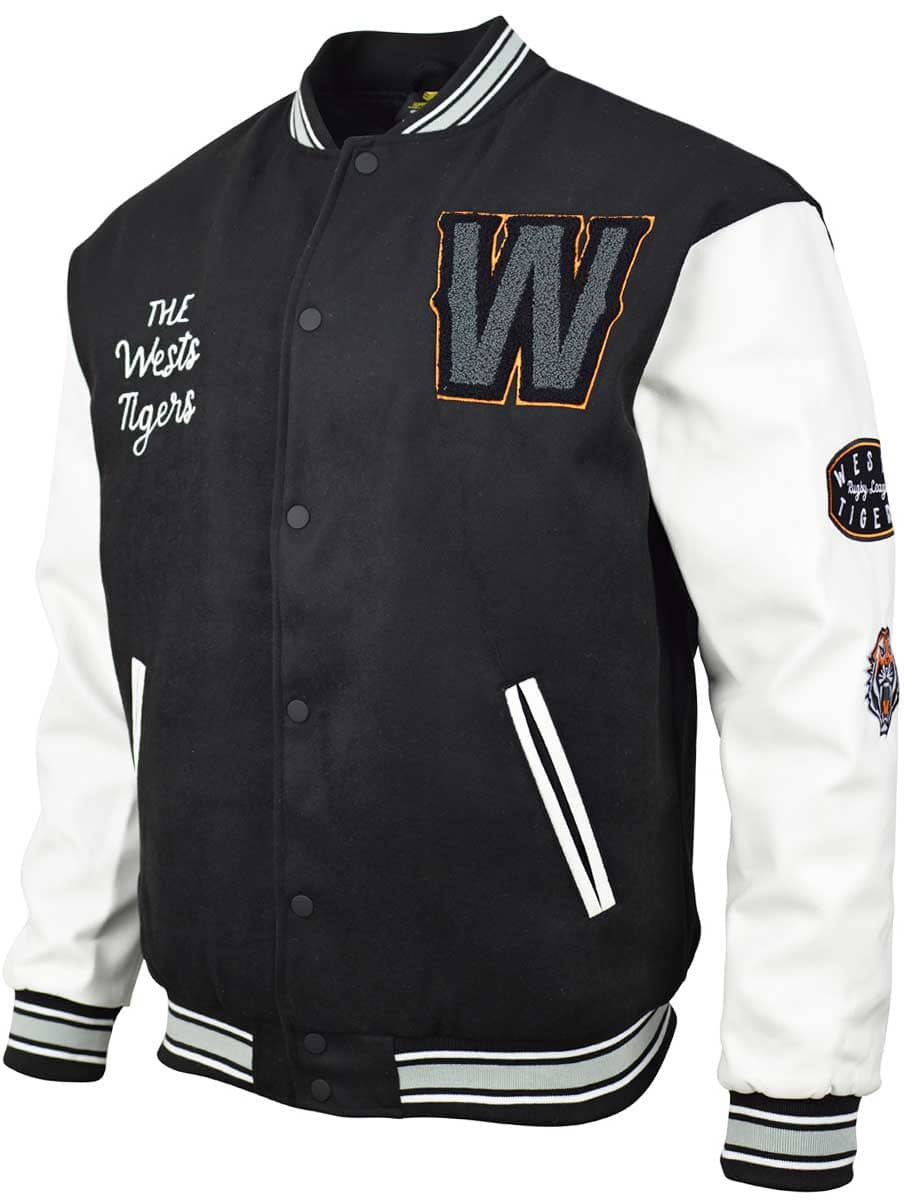 Wests Tigers NRL Mens Varsity Jacket ***OVERSIZE PRODUCT***