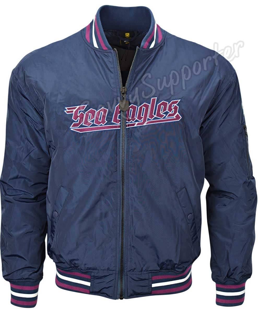 Manly Sea Eagles NRL Mens Bomber Jacket