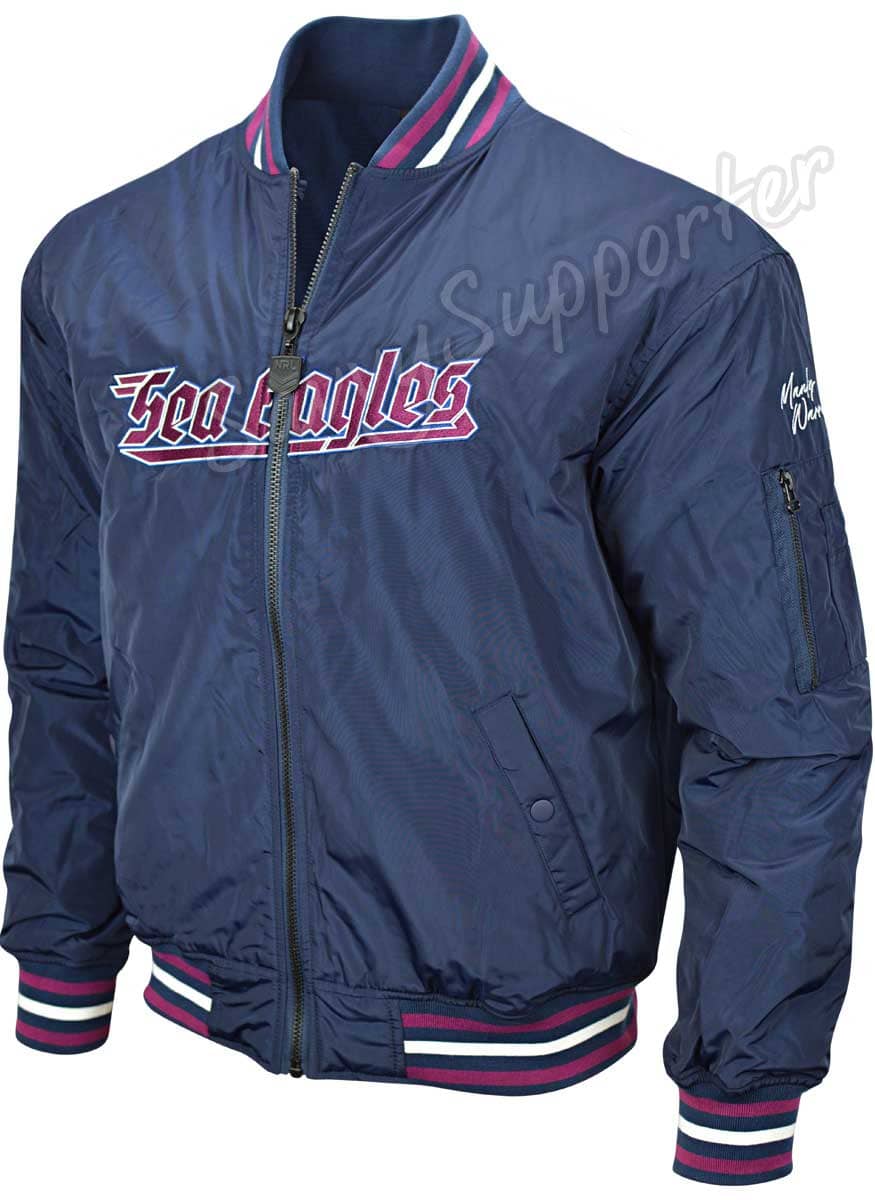 Manly Sea Eagles NRL Mens Bomber Jacket