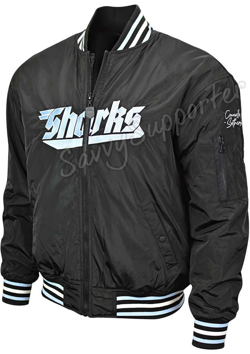 Cronulla Sharks NRL Mens Bomber Jacket