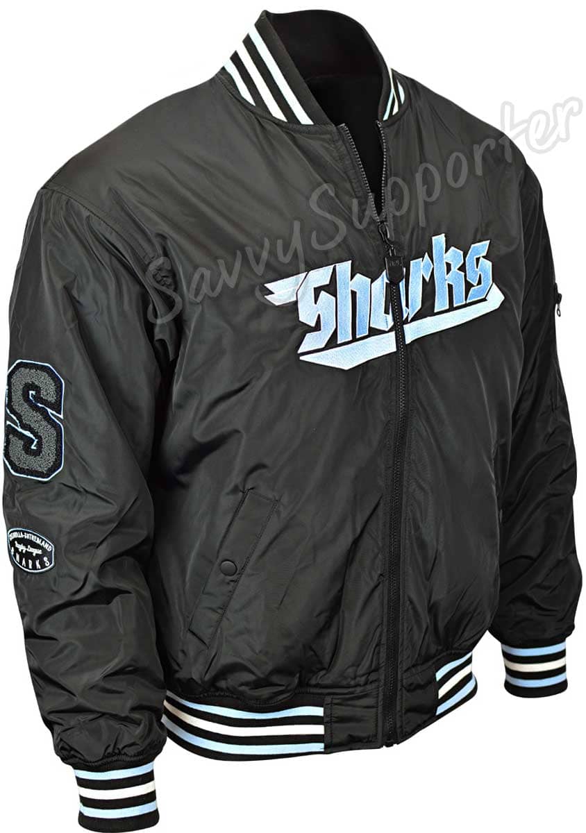 Cronulla Sharks NRL Mens Bomber Jacket