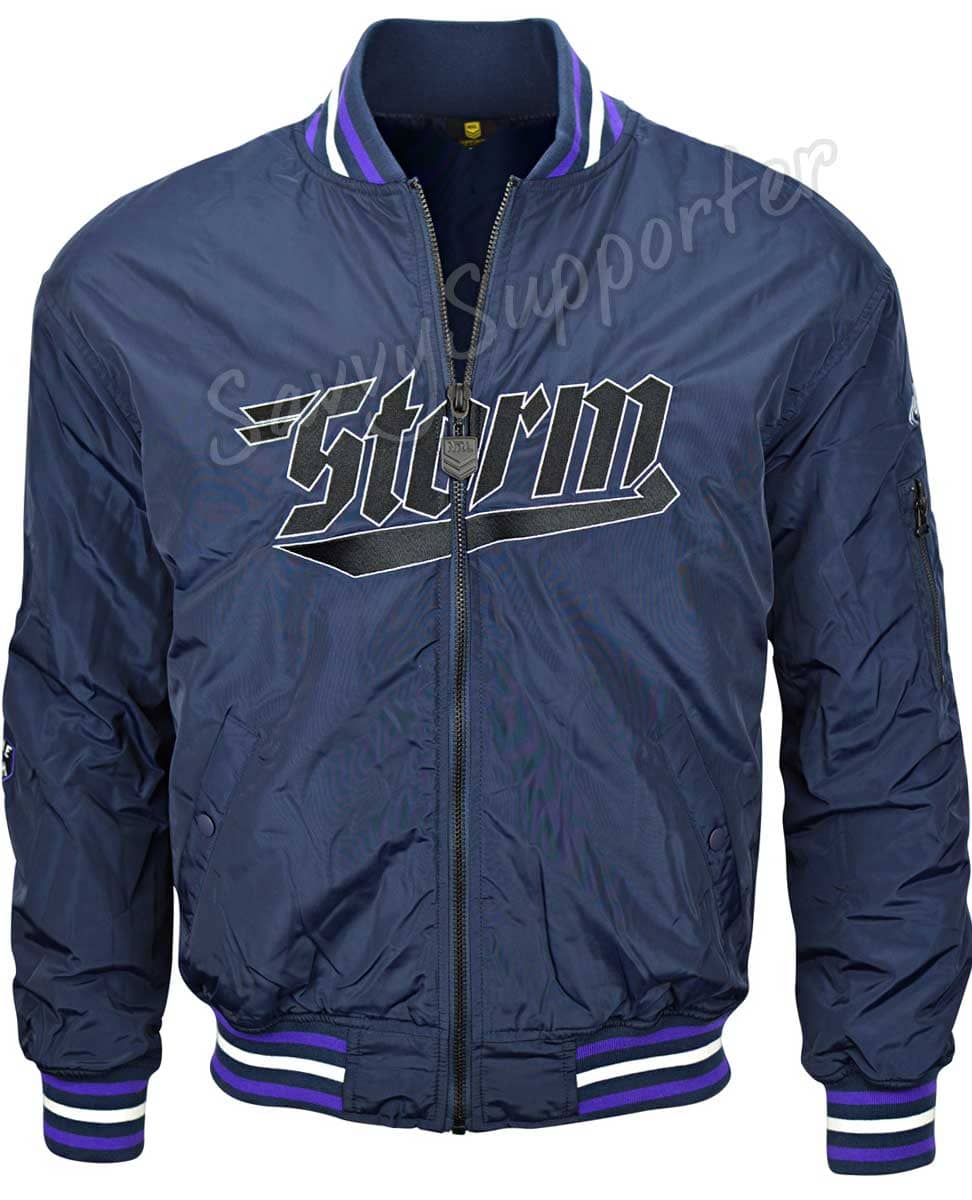 Melbourne Storm NRL Mens Bomber Jacket
