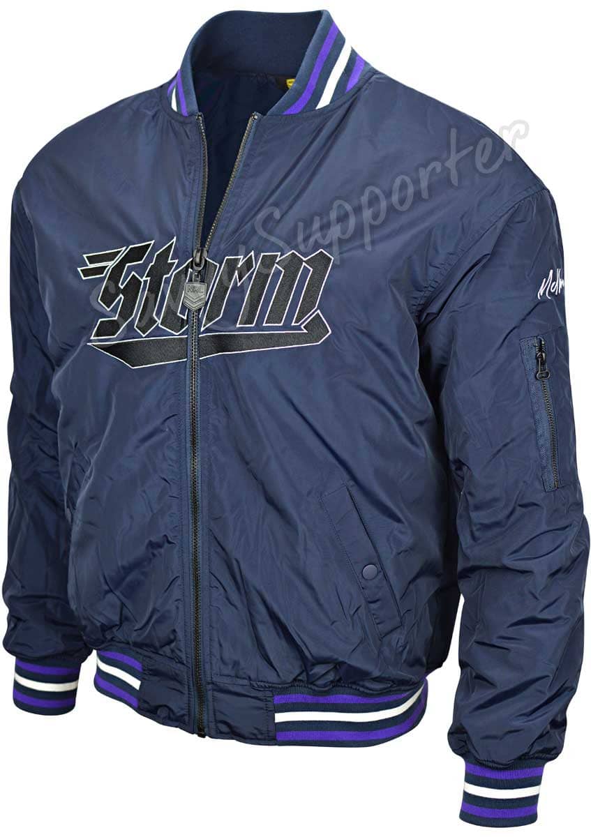 Melbourne Storm NRL Mens Bomber Jacket