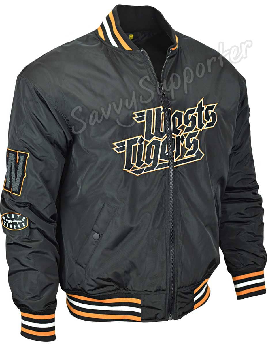 Wests Tigers NRL Mens Bomber Jacket