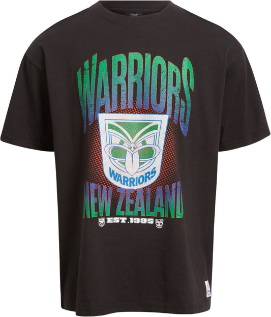 New Zealand Warriors 2025 NRL Mens Boxy Fit Graphic Shirt New Zealand Warriors 2025 NRL Mens Boxy Fit Graphic Shirt
