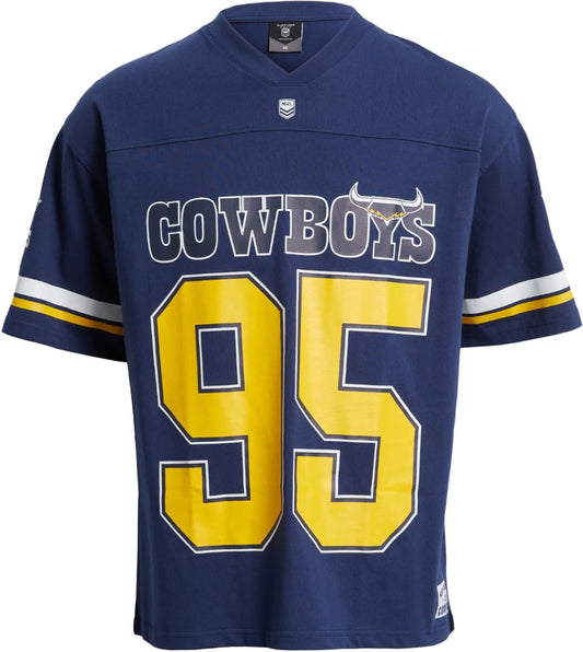 North Queensland Cowboys 2025 NRL Mens Gridiron Shirt North Queensland Cowboys 2025 NRL Mens Gridiron Shirt