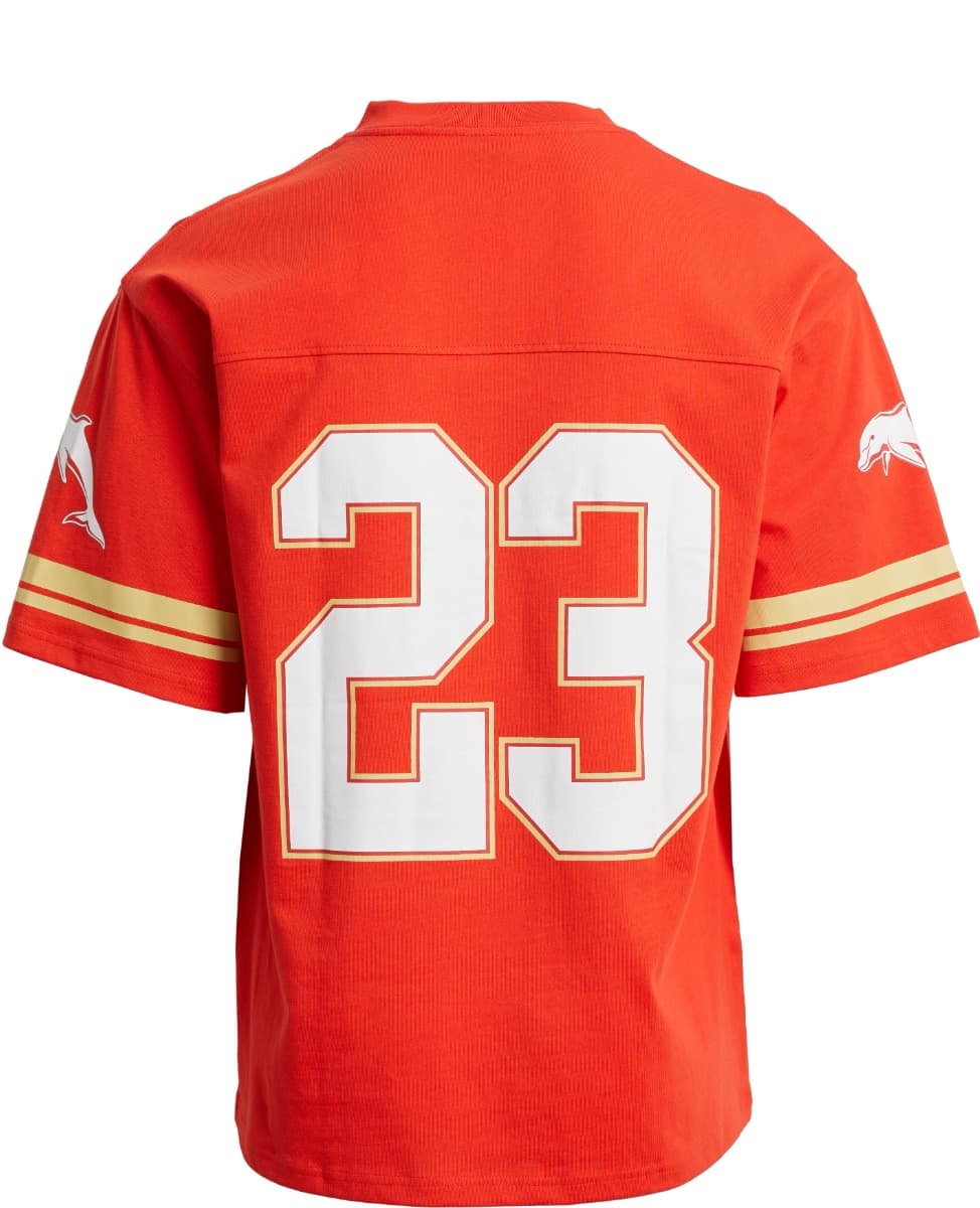 Dolphins 2025 NRL Mens Gridiron Shirt