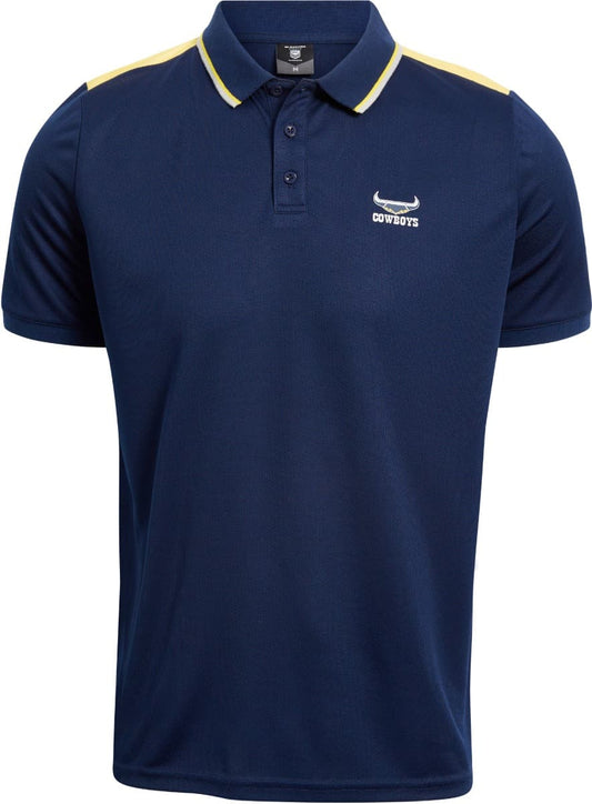 North Queensland Cowboys 2025 NRL Mens Tech Polo Shirt North Queensland Cowboys 2025 NRL Mens Tech Polo Shirt