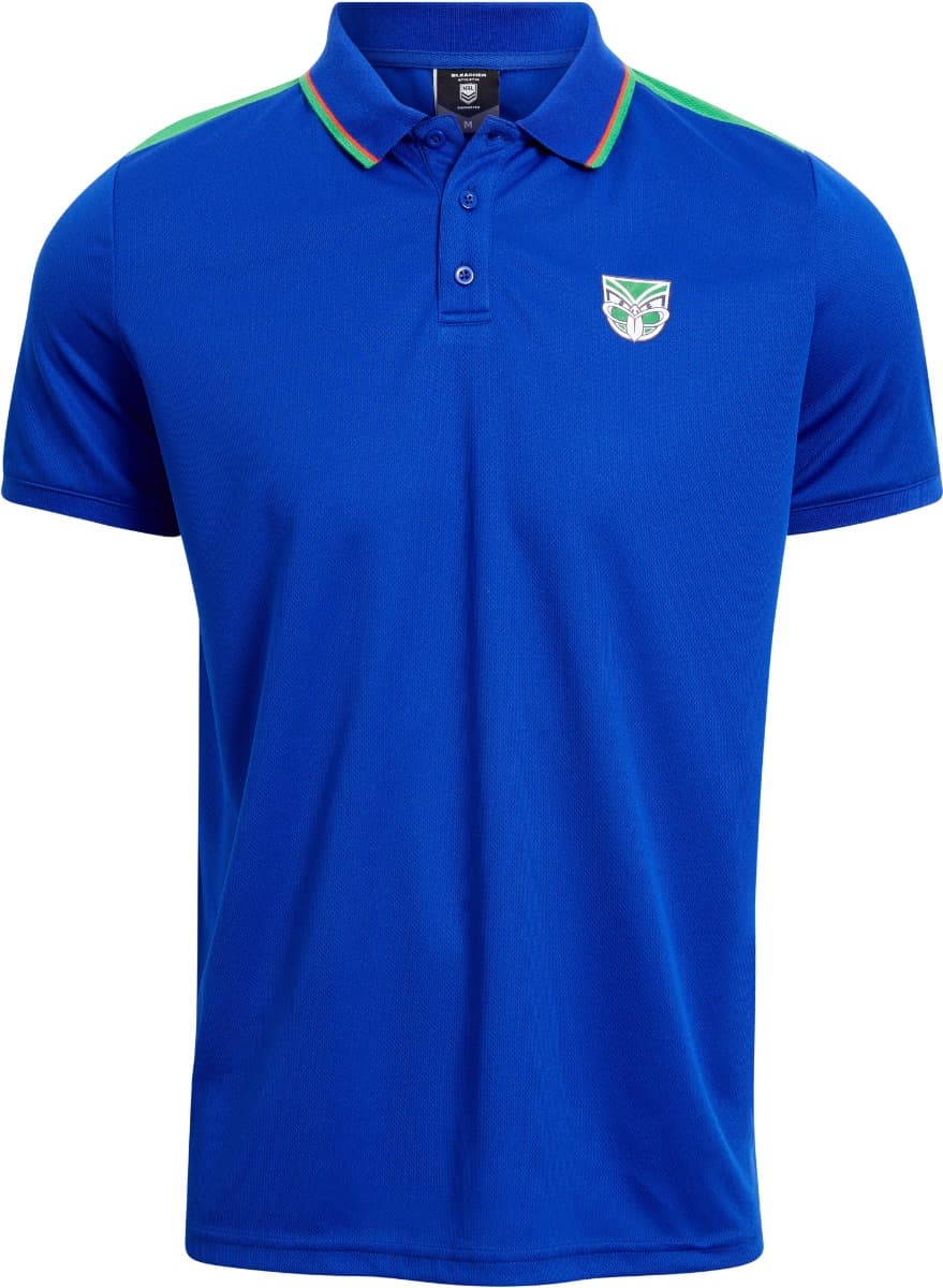 New Zealand Warriors 2025 NRL Mens Tech Polo Shirt New Zealand Warriors 2025 NRL Mens Tech Polo Shirt