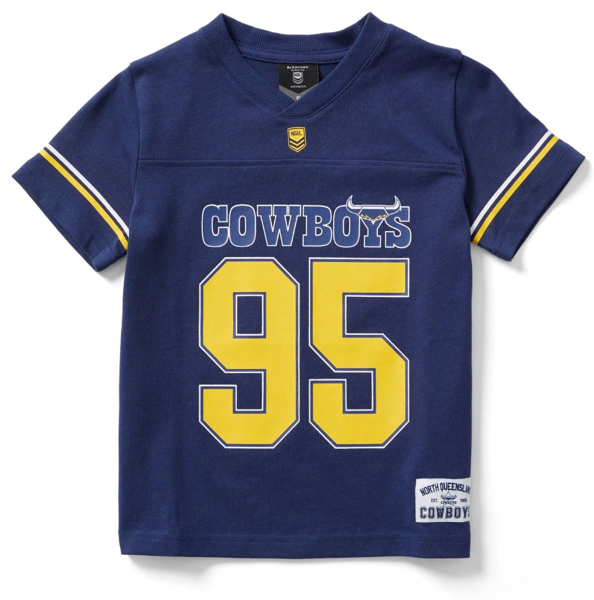 North Queensland Cowboys 2025 NRL Kids Gridiron Shirt