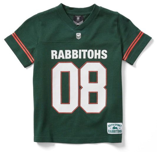 South Sydney Rabbitohs 2025 NRL Kids Gridiron Shirt South Sydney Rabbitohs 2025 NRL Kids Gridiron Shirt