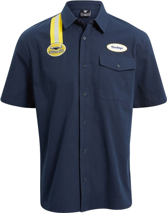 North Queensland Cowboys 2025 NRL Mens Mechanic Shirt North Queensland Cowboys 2025 NRL Mens Mechanic Shirt