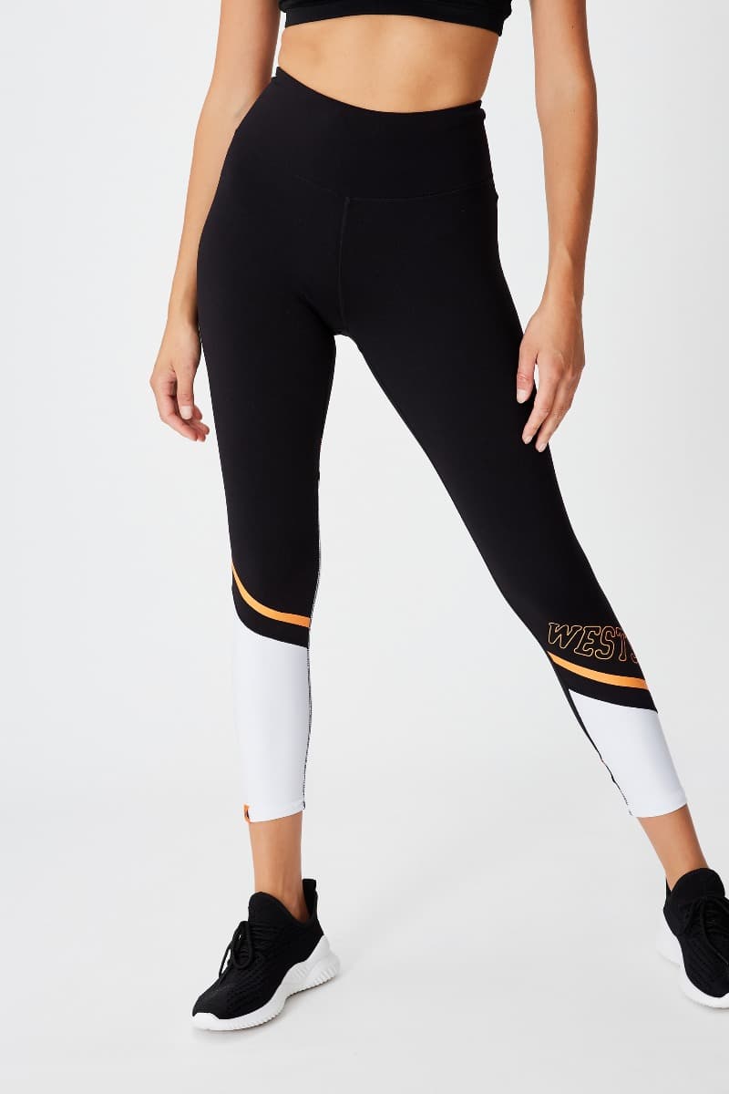 Wests Tigers NRL Ladies Contrast Tights