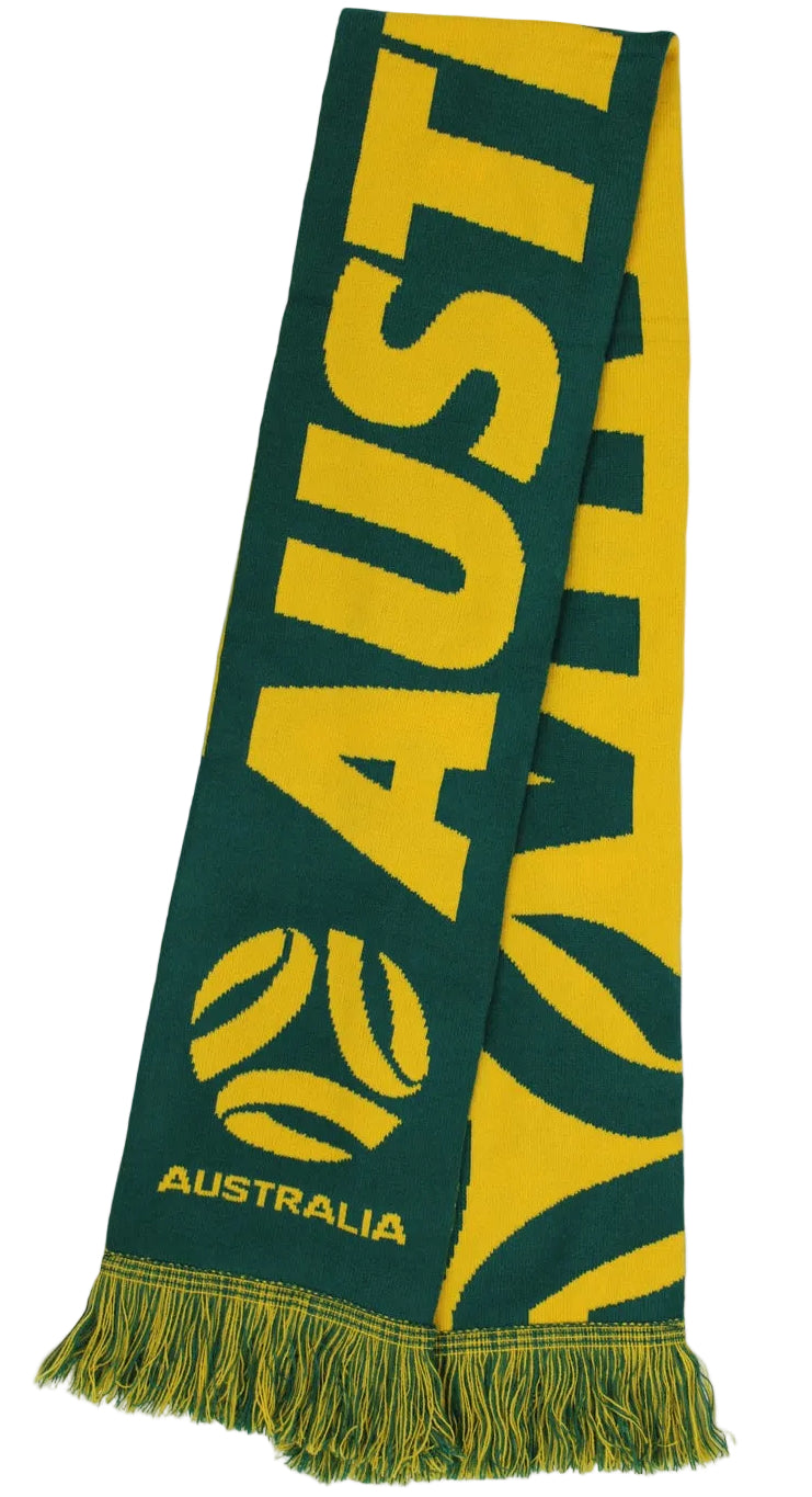 Australian Socceroos Football Defender Scarf Australian Socceroos Football Defender Scarf