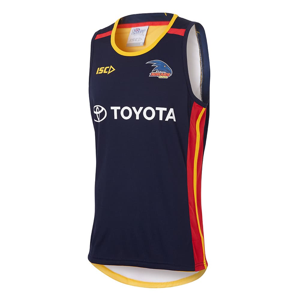 Adelaide Crows Navy Training Singlet