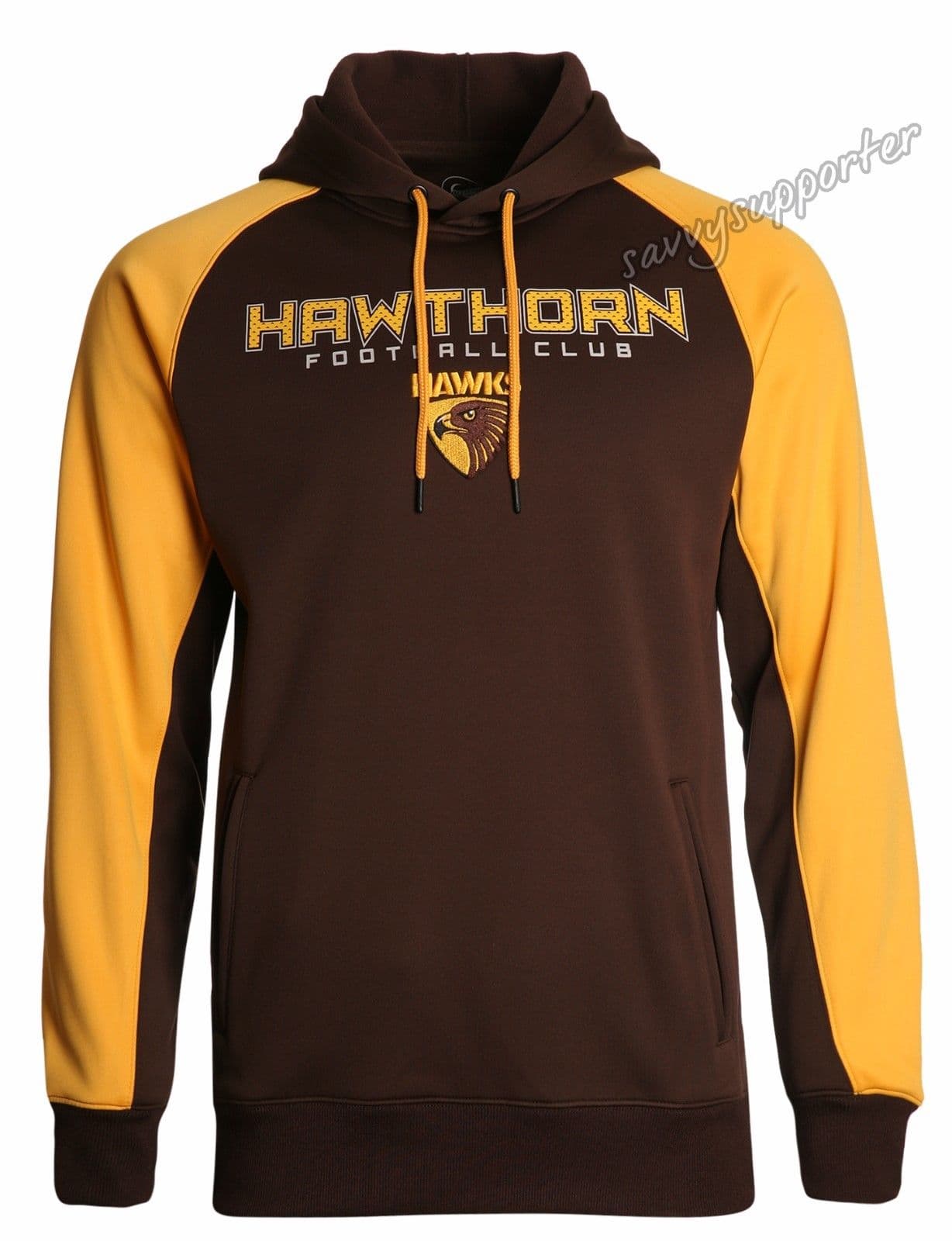 Hawthorn Hawks AFL Mens Premium Ultra Hood Hoody Hawthorn Hawks AFL Mens Premium Ultra Hood Hoody