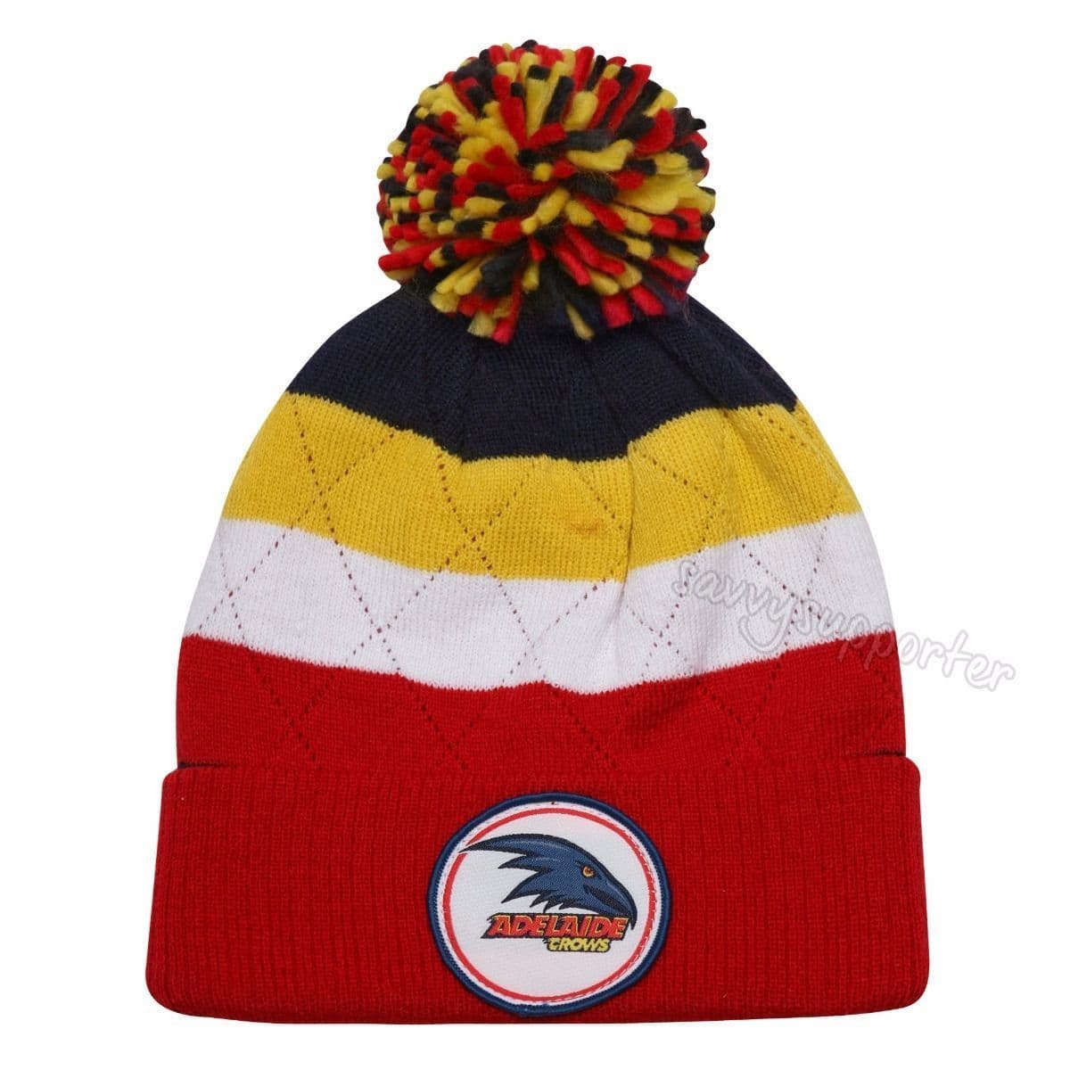 Adelaide Crows Mens Supporter Beanie