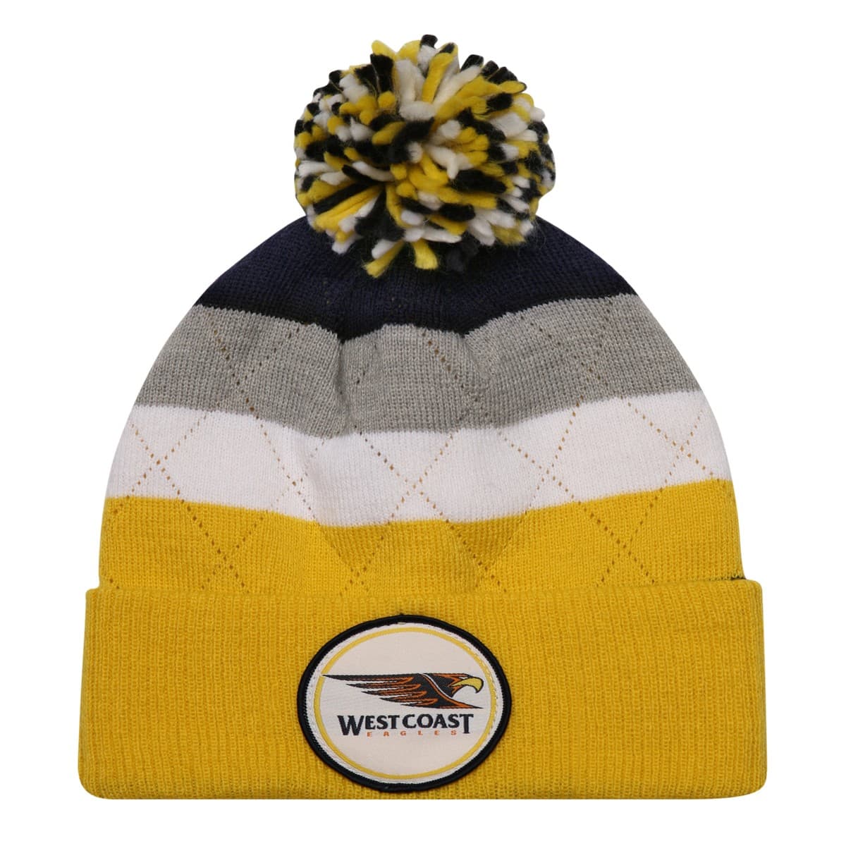 West Coast Eagles Mens Supporter Beanie