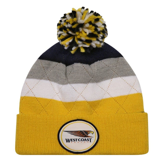 West Coast Eagles Mens Supporter Beanie West Coast Eagles Mens Supporter Beanie